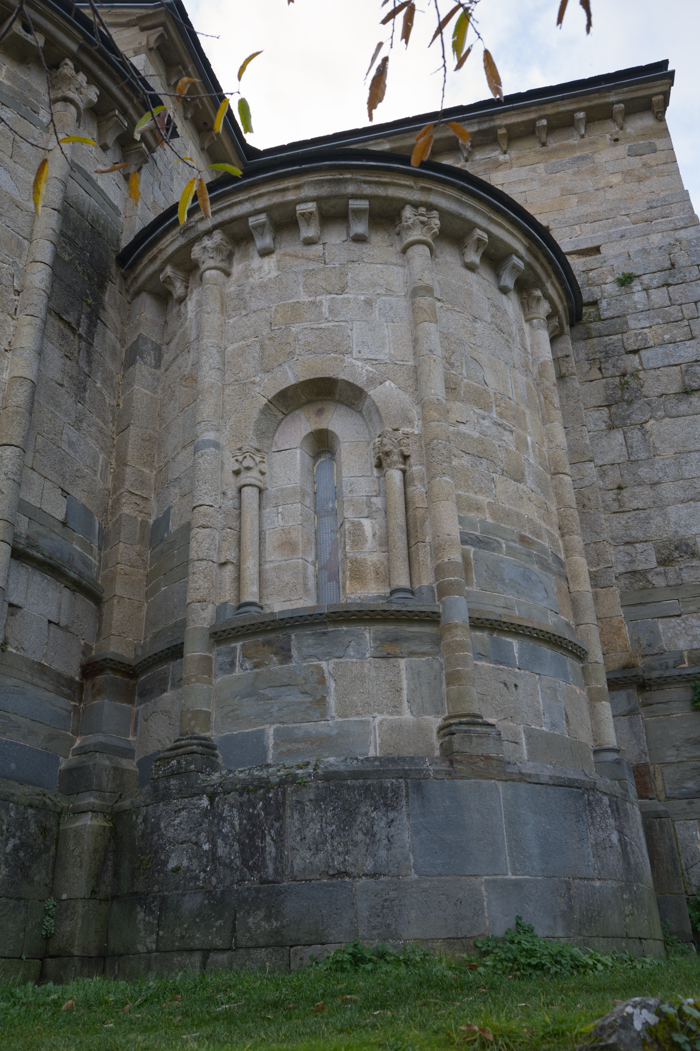 Exterior de la capilla norte de la iglesia del monasterio de San Martín de Castañeda